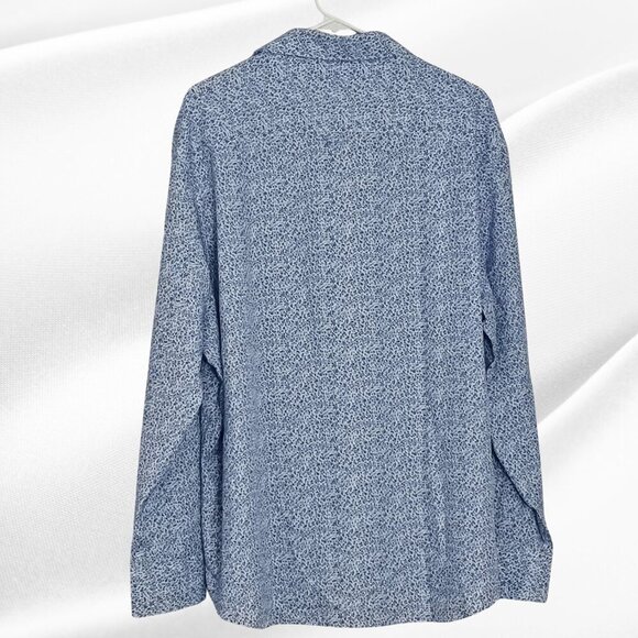 2/$30 Con.Struct Blue Liberty Floral Slim Fit Stretch Shirt 3XL - Picture 3 of 7